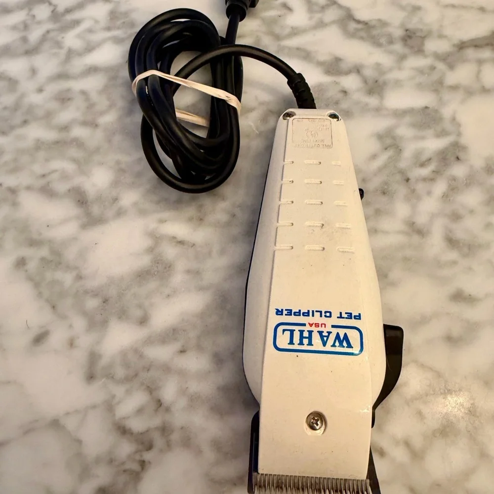 Wahl Precision Pet Clipper USA Model PCMC 120V 12W White Tested Working professi